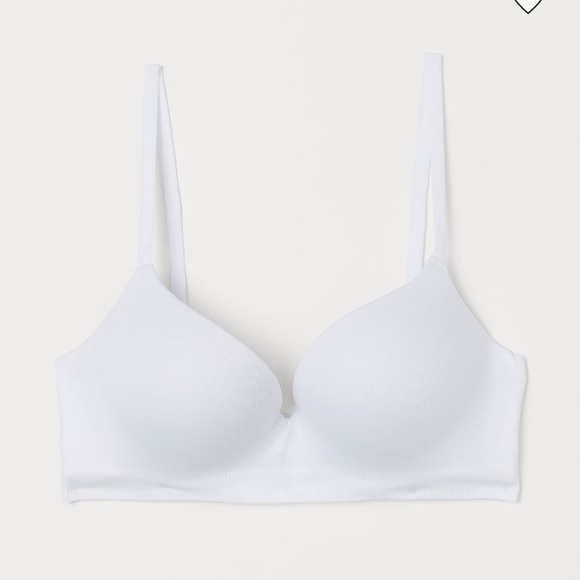 NEW H&M Push Up White Padded Bra - Picture 1 of 7